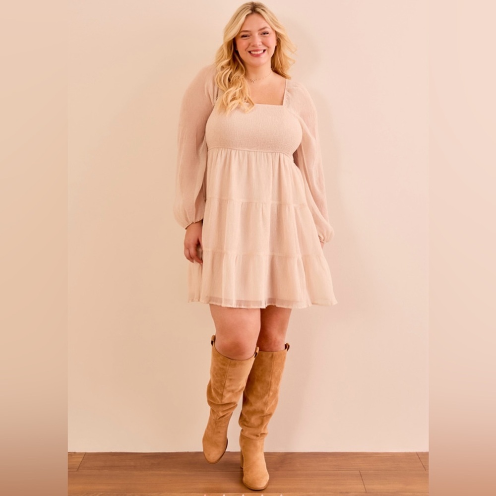 New Arula Logan Tiered Mini Dress
